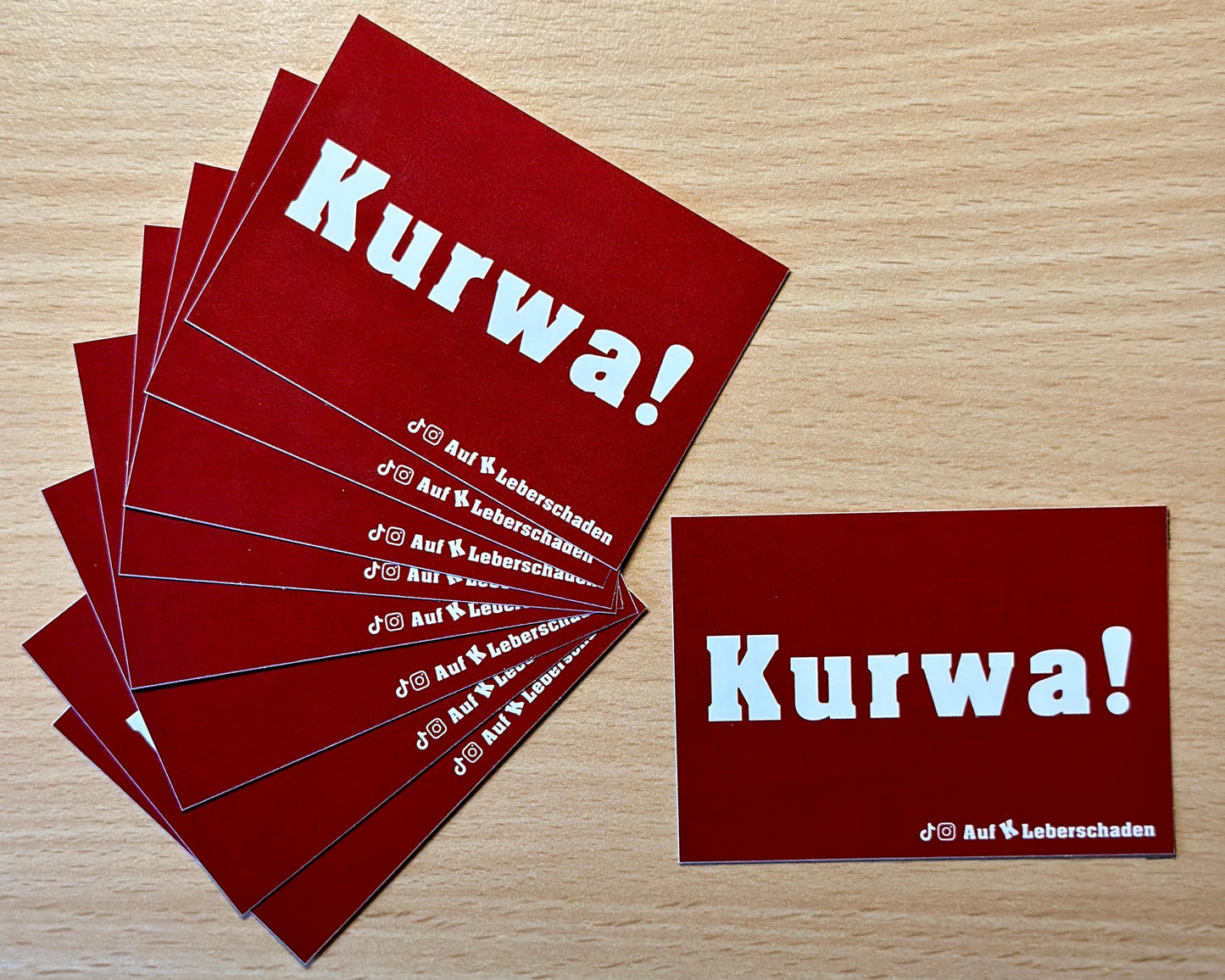 Sticker "Kurwa!"