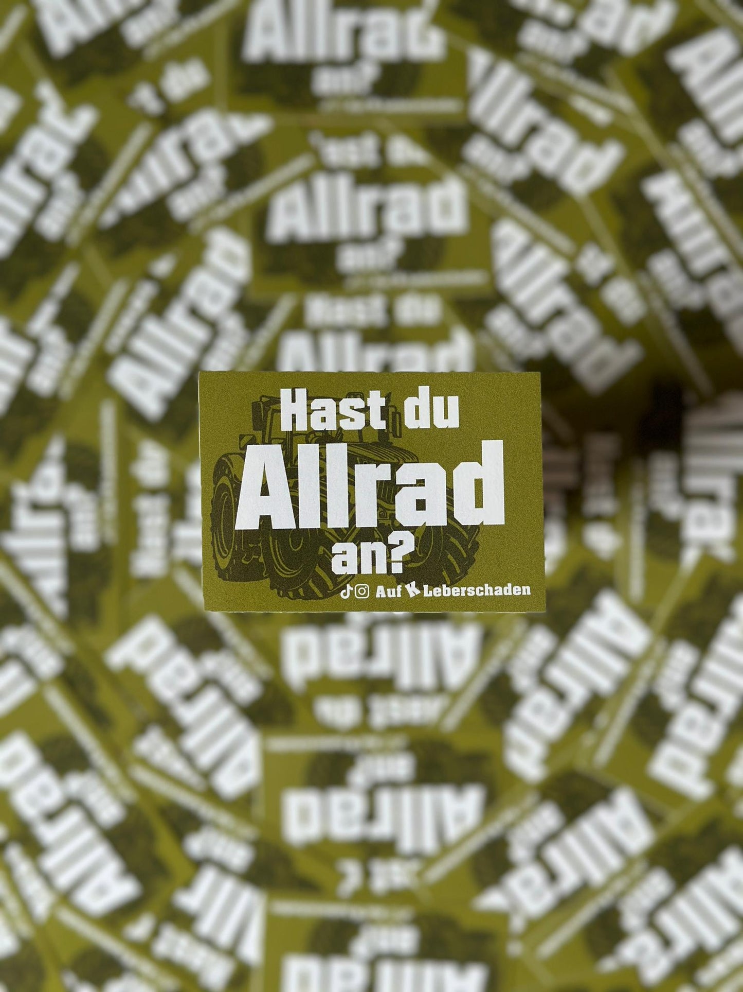 Sticker "Hast du Allrad an?"