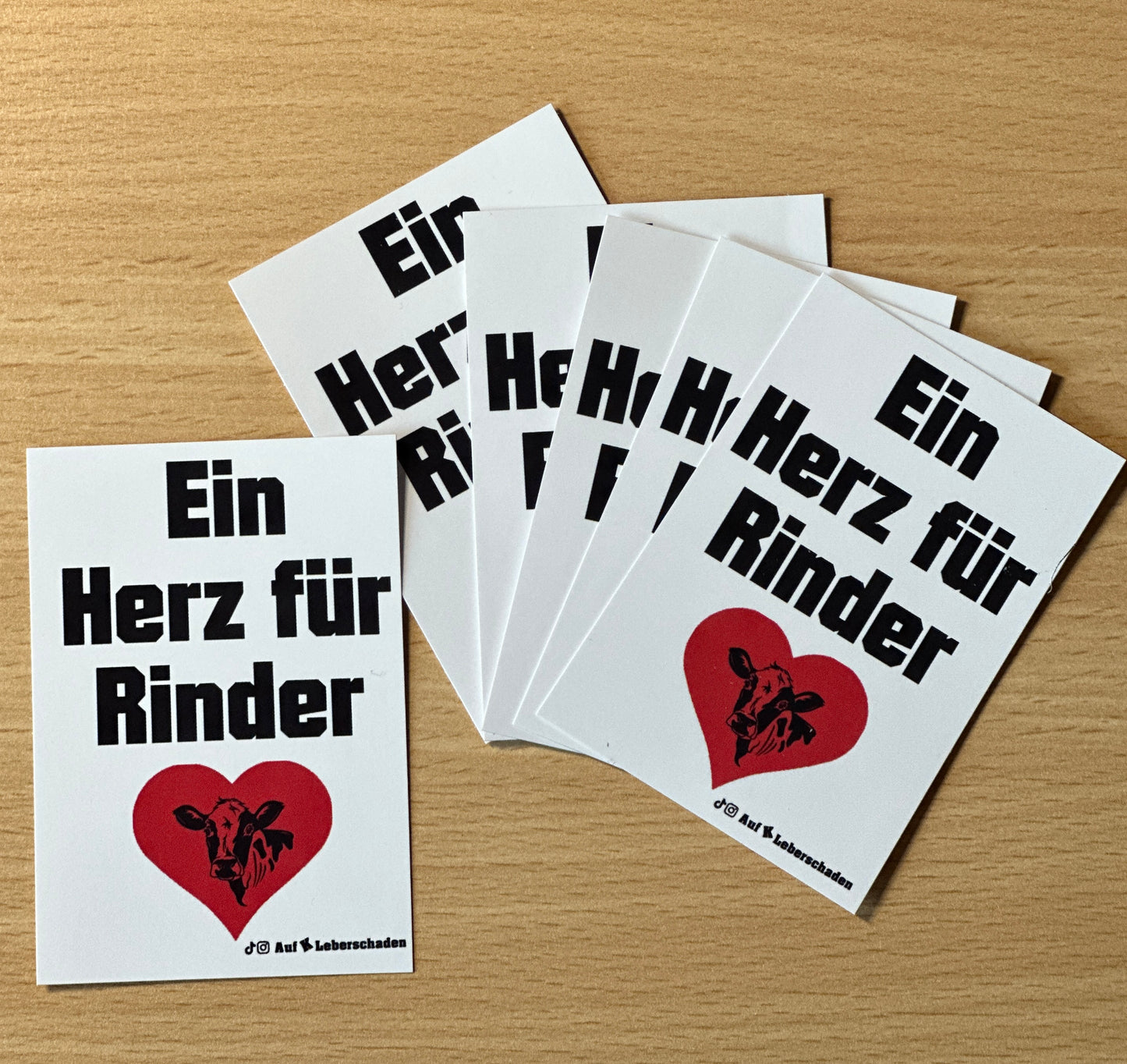 Sticker "Ein Herz für Rinder"