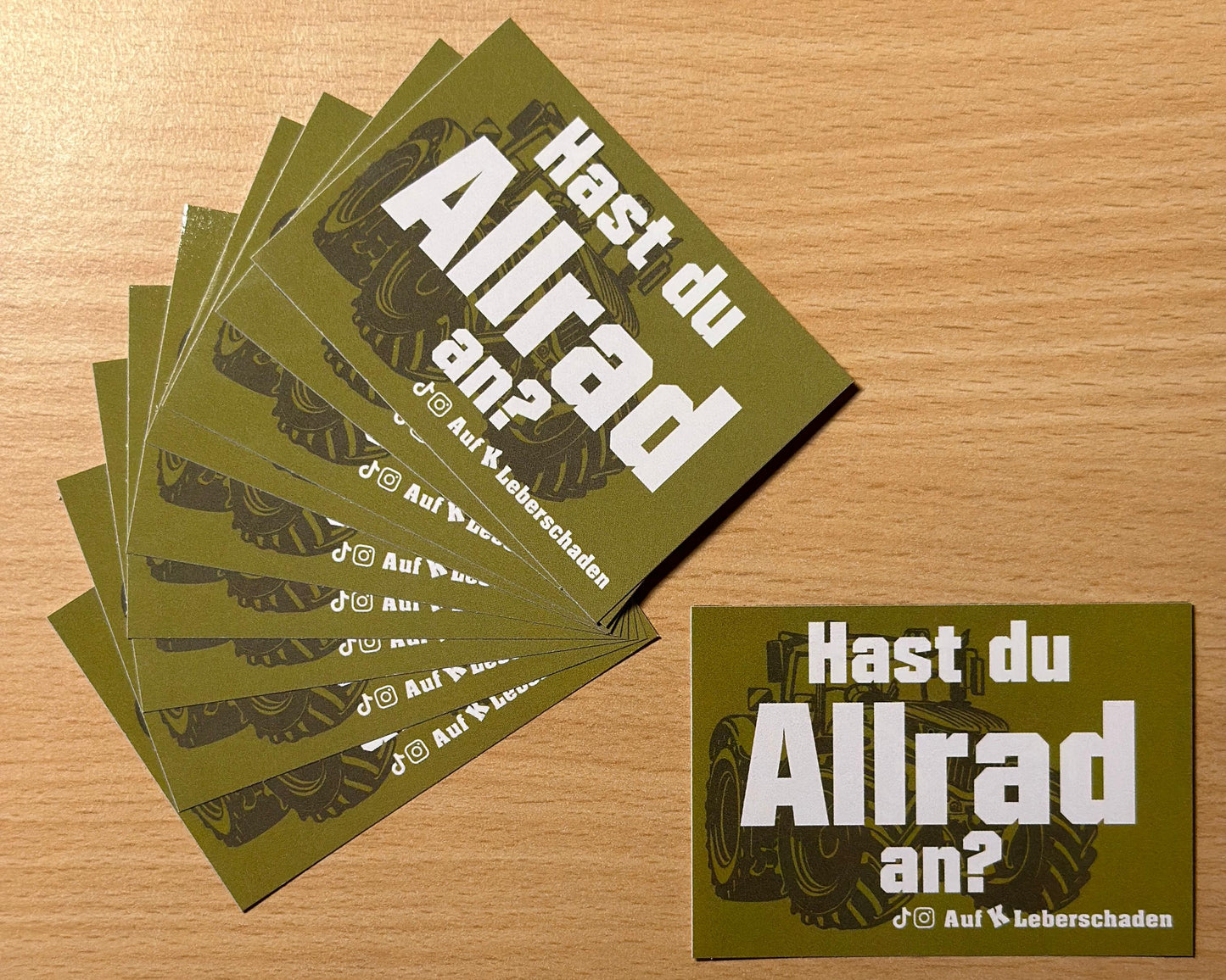 Sticker "Hast du Allrad an?"
