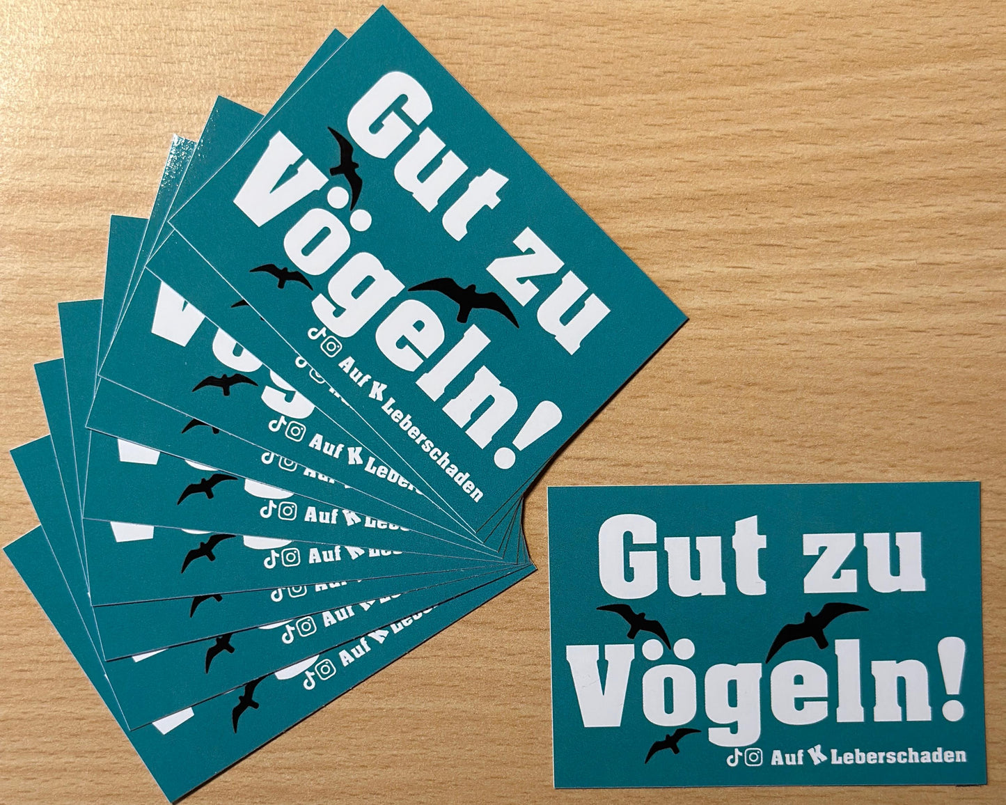 Sticker "Gut zu Vögeln!"