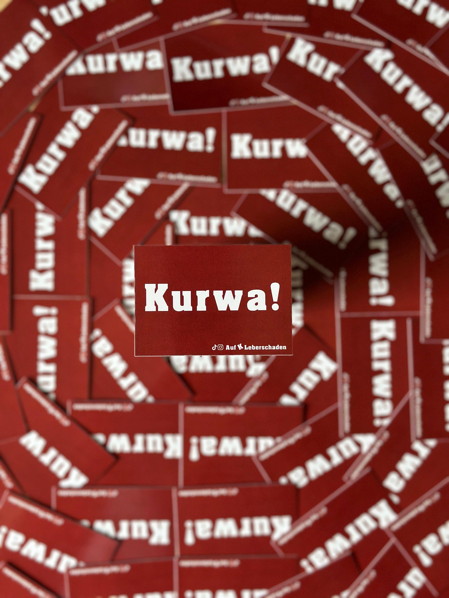 Sticker "Kurwa!"