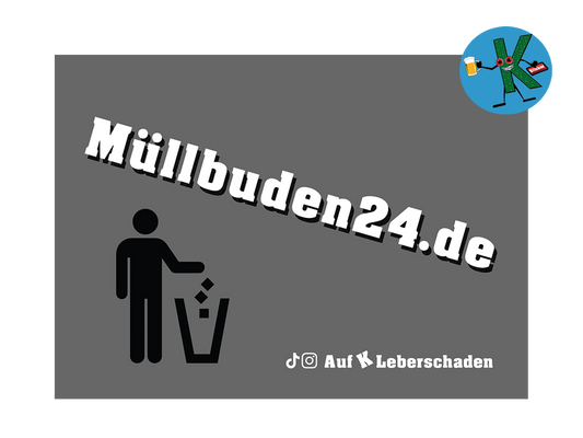 Sticker "Müllbuden24.de"
